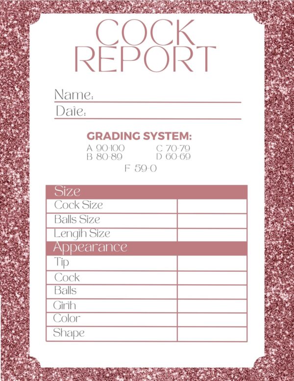 Dick Report Card