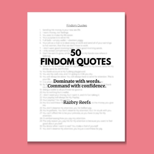 50 Findom Quotes