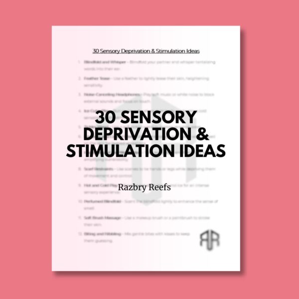 30 Sensory Deprivation & Stimulation Ideas