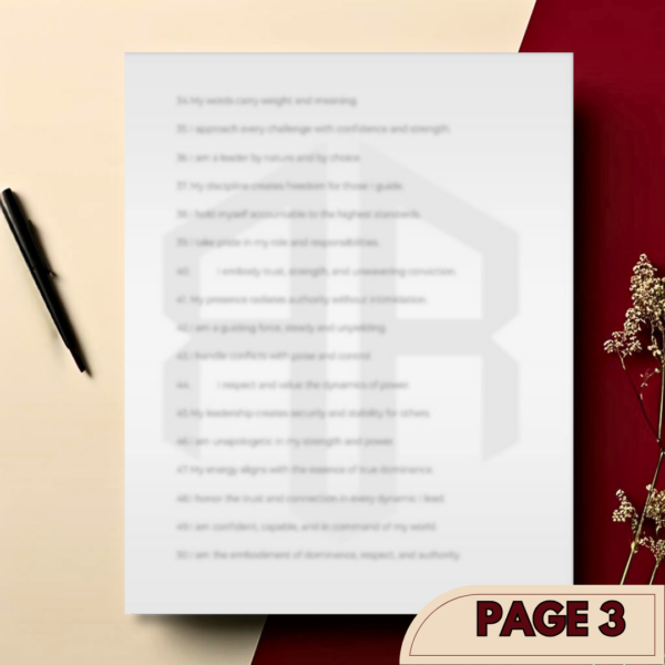 50 Domination Affirmations - Image 4