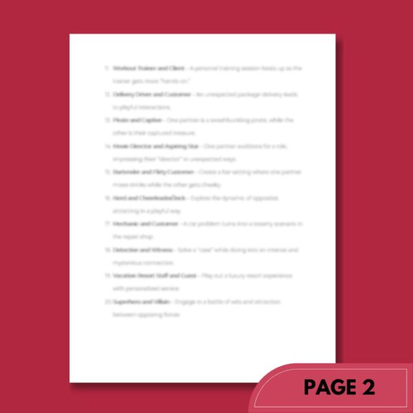 20 Roleplay Scenarios for Couples - Image 3