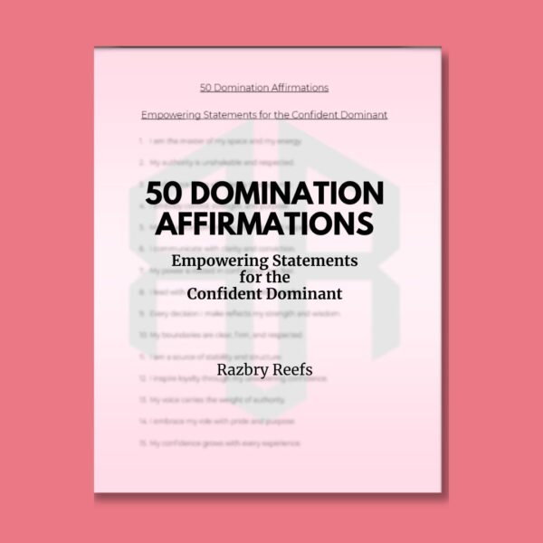 50 Domination Affirmations